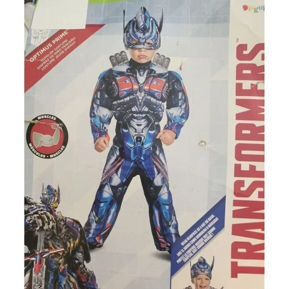 Transformers Optimus Prime Muscle Halloween Toddler Boy Costume size 2T New‎
